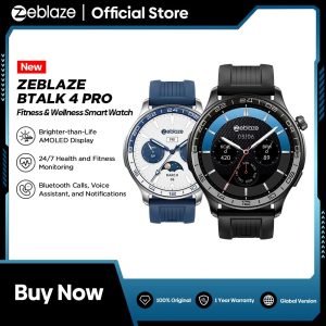NEW Zeblaze Btalk 4 PRO 1.43" AMOLED Display Smartwatch Voice Calling HR & Blood-oxygen Health Monitoring Sports Smart Watch